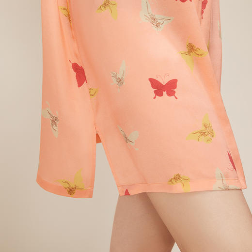 【皇锦】真丝睡衣国际款桑蚕丝短裙 商品图4