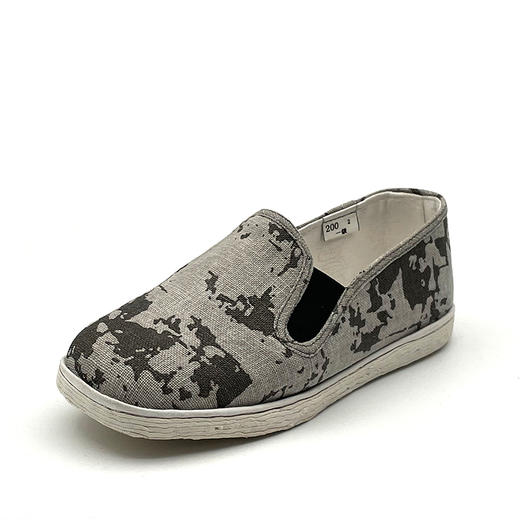 内联升童鞋手工单鞋千层底迷彩松紧口巾舌鞋5274C 商品图4