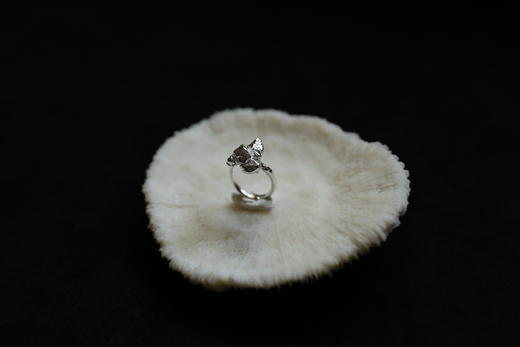 CHEZ BOQUE 庭园的馈赠系列原创手工925银戒指《山丘0号》 商品图3