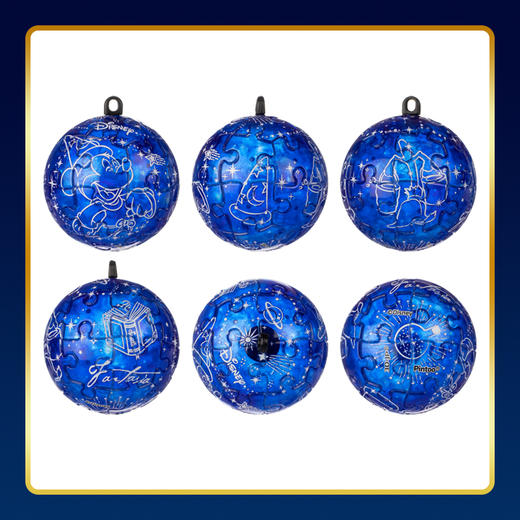 【折扣商品 不退不换】24片 钥匙扣拼图 塑料拼图 A3560 Fantasia-魔法师的学徒 商品图1