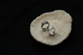 CHEZ BOQUE 覆盖系列原创手工925银戒指《布衣》