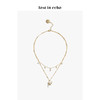 lost in echo x 摘星阁系列 冬季新款双层叠戴星月珍珠吊饰项链 商品缩略图2