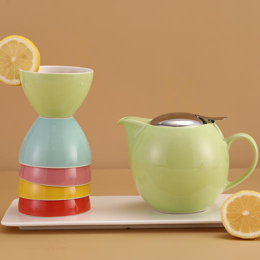 日本Zero Japan手工美浓烧日式陶瓷壶和风泡茶壶无铅带滤网茶茶壶 商品图2