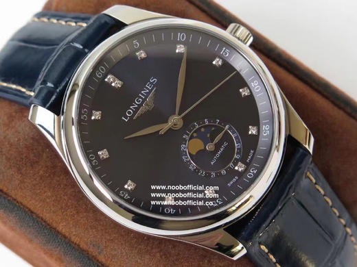 GS年度大作，浪琴名匠系列L2.909.4.78.3月相腕表压轴登场！简约优雅尽显从容气度！【表壳】1.腕表尺寸40X12毫米。GS不放过任何细节，一丝不苟的还原名匠系列表壳独特的优雅精髓‼️‼️‼️ 商品图9