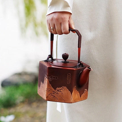 朱炳仁·铜 | 千里江山壶 商品图1