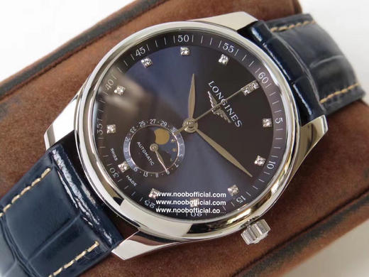 GS年度大作，浪琴名匠系列L2.909.4.78.3月相腕表压轴登场！简约优雅尽显从容气度！【表壳】1.腕表尺寸40X12毫米。GS不放过任何细节，一丝不苟的还原名匠系列表壳独特的优雅精髓‼️‼️‼️ 商品图8