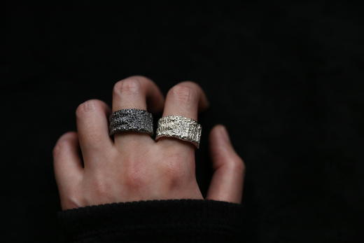 CHEZ BOQUE 覆盖系列原创手工925银戒指《毛茸茸》 商品图2