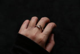 CHEZ BOQUE 庭园的馈赠系列原创手工925银戒指《独枝》