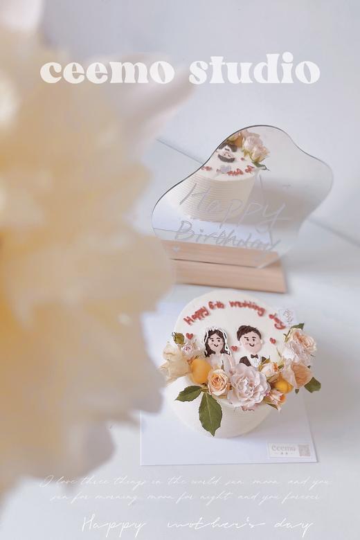 纪念日手绘蛋糕 商品图1