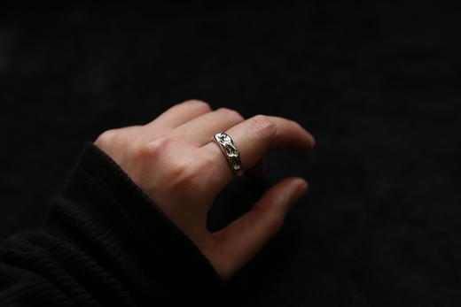 CHEZ BOQUE 印象系列原创手工925银戒指《永恒1号》 商品图1