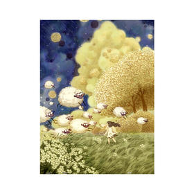 【折扣商品 不退不换】300片 平面拼图 塑料拼图 H2553 月白- 起风了