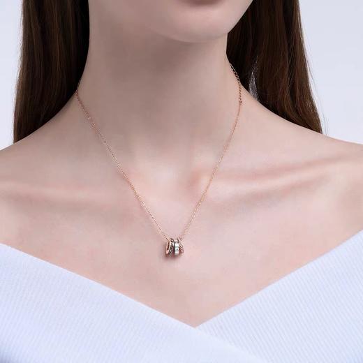 Swarovski/施华洛世奇女士锁骨项链 HINT 三环转运项链 叠搭小蛮腰吊坠520礼物 商品图3