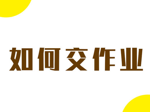 Q0-2 如何交作业,一对一解答 商品图0