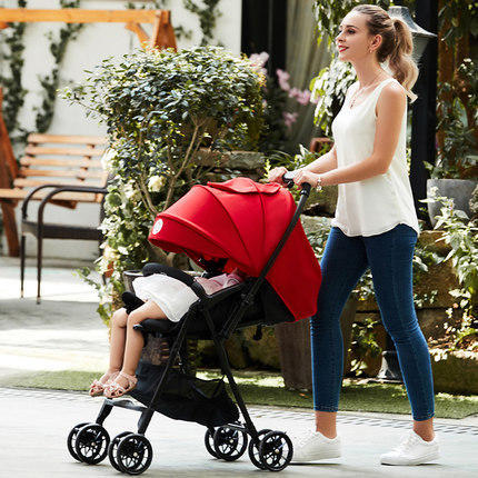 意大利kiwy婴儿推车双向高景观轻便可坐可躺宝宝溜娃神器 商品图4