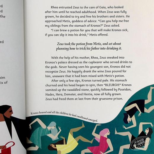 【中商原版】Greek Myths Meet the heroes gods and monsters of ancient Greece 希腊神话 DK Jean Menzies 商品图4