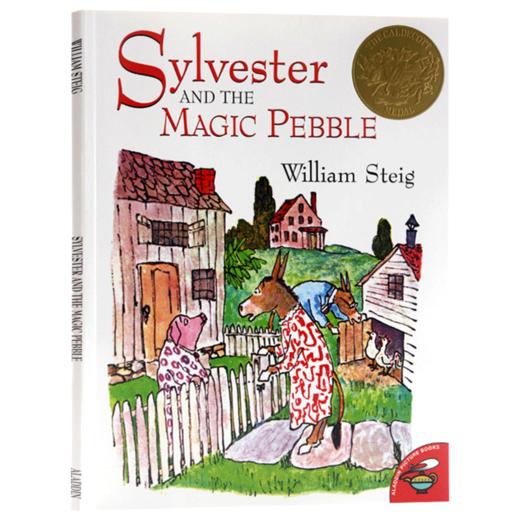 驴小弟变石头 英文原版 Sylvester and the Magic Pebble 凯迪克金奖 传递亲情绘本 英文版进口原版英语书籍 商品图0