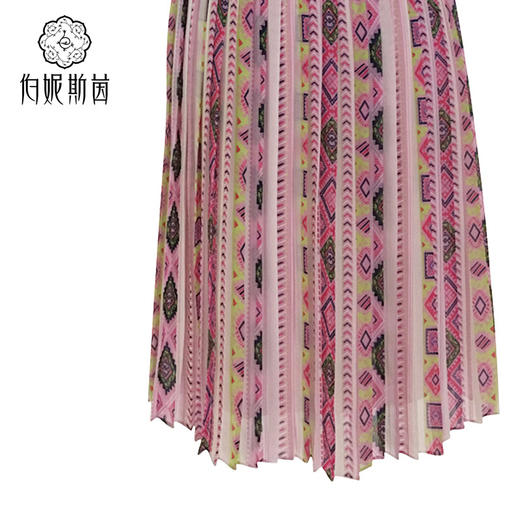 【伯妮斯茵】172S015--粉色连衣裙--莫契月亮神壁画--《太阳之子--印加》 商品图5