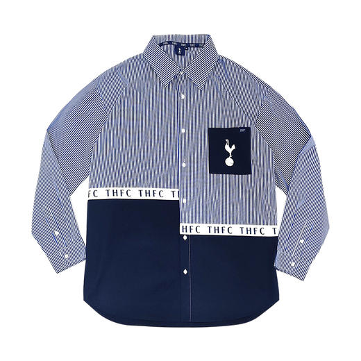 热刺新款休闲百搭潮流男士长袖条纹衬衫 商品图3