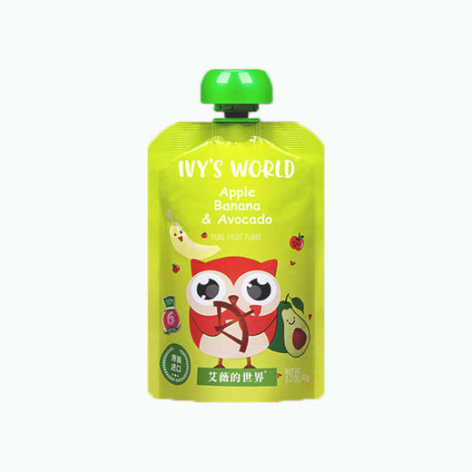 10送2艾薇的世界婴儿果泥8个月宝宝一岁零食辅食泥无添加儿童吸吸乐 商品图5