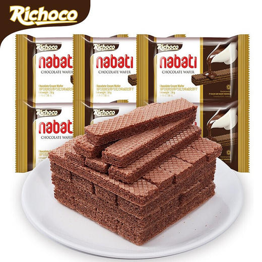 丽巧克纳宝帝巧克力味威化饼干58g*6包 商品图0