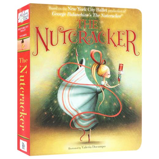 胡桃夹子 英文原版 The Nutcracker 经典童话故事 纸板书 童话芭蕾 英文版进口原版英语书籍 商品图0