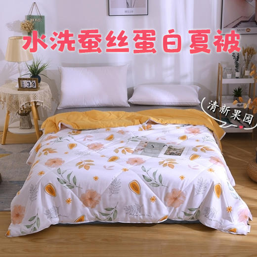 【秒杀】ZARA HOME 夏被空调被双人可机洗夏凉被水洗蚕丝蛋白棉 商品图0