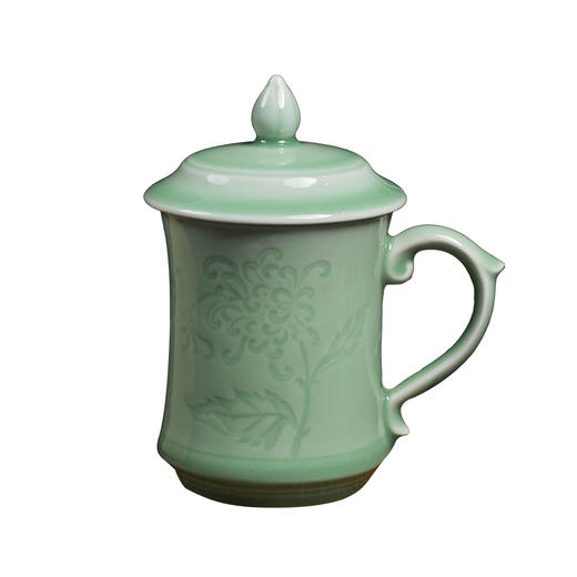 龙泉青瓷茶具 XH8013 鸿禧云集办公杯 商品图4