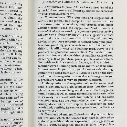 【中商原版】怎样解题：数学思维的新方法 豆瓣高分 英文原版 How to Solve It: A New Aspect of Mathematical Method G. Polya 商品图6