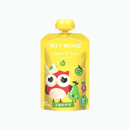 10送2艾薇的世界婴儿果泥8个月宝宝一岁零食辅食泥无添加儿童吸吸乐 商品图6