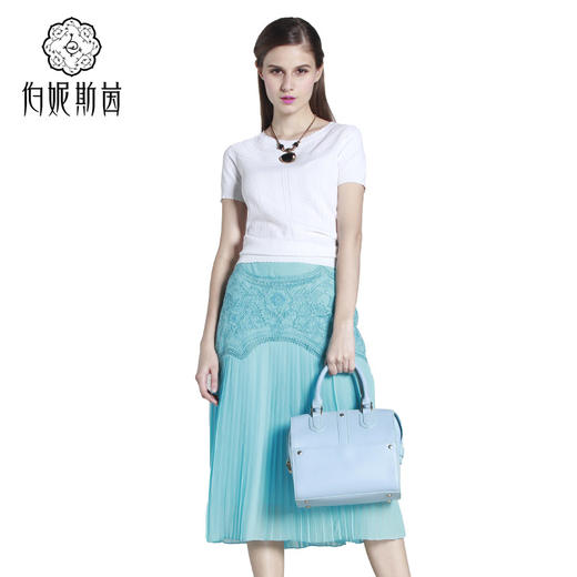 【伯妮斯茵】172E052--白色针织衫--天青石金耳环--《太阳之子--印加》 商品图2