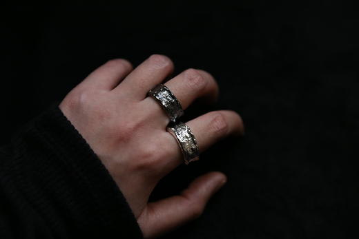 CHEZ BOQUE 覆盖系列原创手工925银戒指《银纱》 商品图4