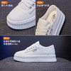 2021春夏新款韩版学生帆布鞋女ins潮厚底松糕小白鞋女增高 商品缩略图3