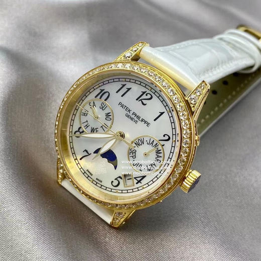百达翡丽Patek Philippe 4947万年历女表[爱心]小红书爆款[爱心] PP多功能腕表 搭载原装进口9100月相功能机芯机械表⚙️走时精准零返修 商品图14