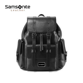 新秀丽男士双肩包 中性潮流时尚抽绳可容纳15英寸电脑背包 NP0