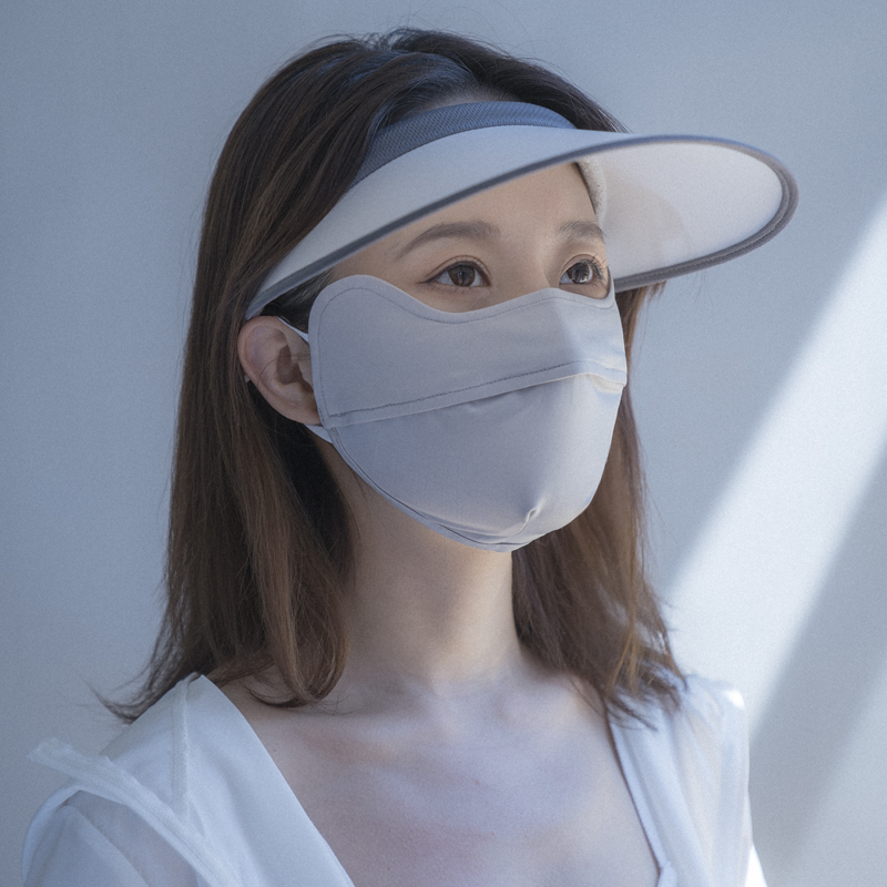 mrs ula防晒口罩 超薄 360°遮全脸,外防晒内降温 隔离紫外线,修饰