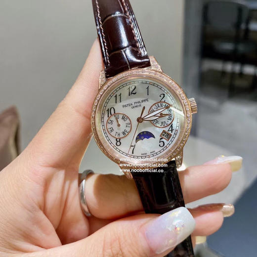 百达翡丽Patek Philippe 4947万年历女表[爱心]小红书爆款[爱心] PP多功能腕表 搭载原装进口9100月相功能机芯机械表⚙️走时精准零返修 商品图0