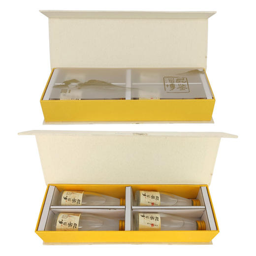 52度品鉴淄博礼盒 2盒共8瓶 黑粮秘香型白酒 商品图1