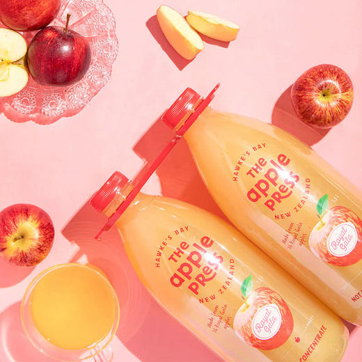 MM 山姆 The Apple Press 新西兰进口 原榨苹果汁 1.5L*2 商品图2