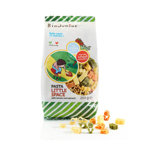 碧欧奇婴幼儿意面儿童面条宝宝辅食意大利钙铁锌营养面条200g（2袋混批）) 商品图2