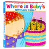 宝宝的生日蛋糕在哪 英文原版绘本 Where Is Baby's Birthday Cake 儿童英语启蒙纸板翻翻书 Karen Katz 卡伦卡茨 英文版进口书籍 商品缩略图0