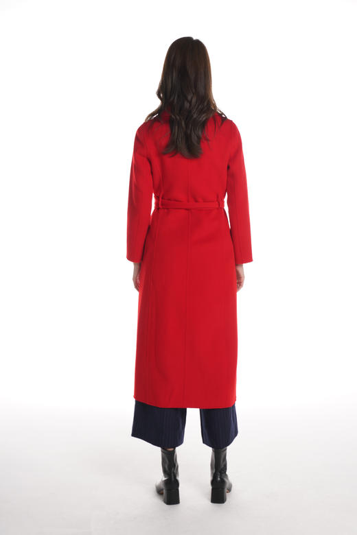 奇威【100%全羊毛】手工修身女神大衣71004209【现货】主推 商品图3