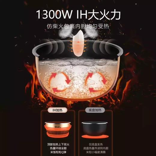 【碳钢釜】Joyoung/九阳F40T-F951八层厚釜IH电饭煲低糖电饭锅4.0升 商品图6