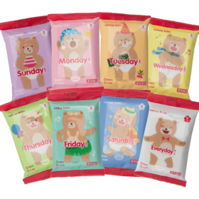 均价不超过一块五的便携湿巾，带娃出门踏青使用太方便了！