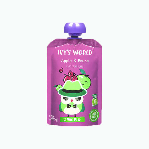 10送2艾薇的世界婴儿果泥8个月宝宝一岁零食辅食泥无添加儿童吸吸乐 商品图4