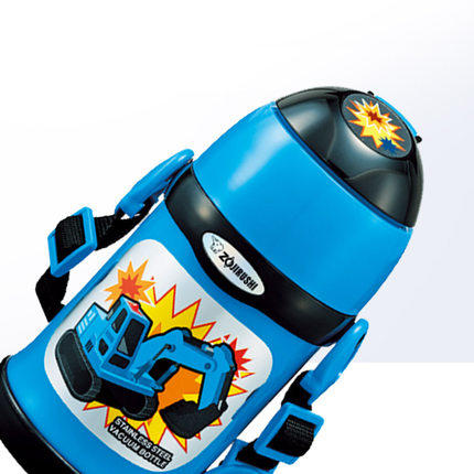 象印儿童可爱不锈钢保温杯直身杯饮水杯450ml 商品图0