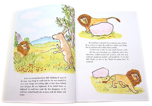 驴小弟变石头 英文原版 Sylvester and the Magic Pebble 凯迪克金奖 传递亲情绘本 英文版进口原版英语书籍 商品图2