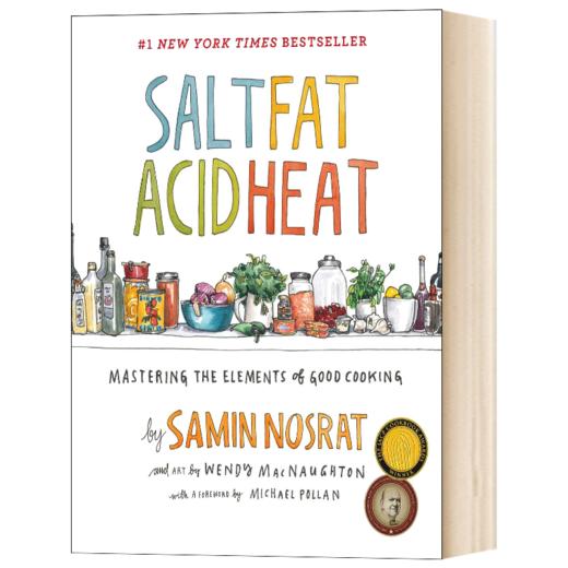 盐 脂肪 酸 热 掌握好烹饪的要素 英文原版 Salt Fat Acid Heat 英文版进口原版英语书籍 商品图0