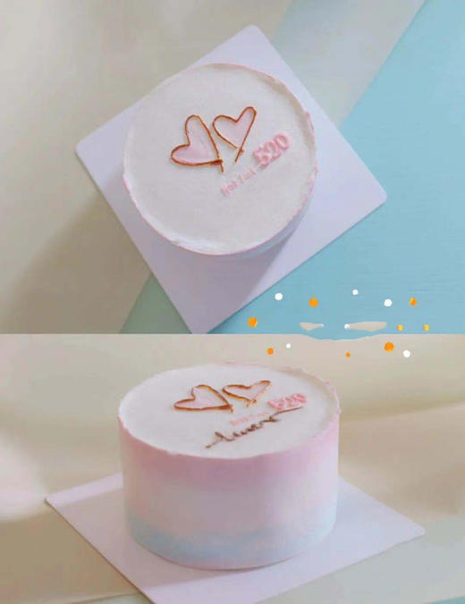 狮子家-ins渐层简约 生日蛋糕 纪念日蛋糕 聚会 仪式感必备 商品图0