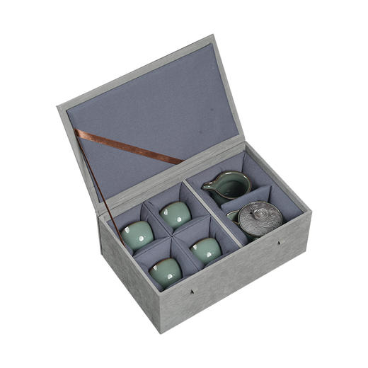 龙泉青瓷茶具 XH8020 细嗅蔷薇茶具套组 商品图4