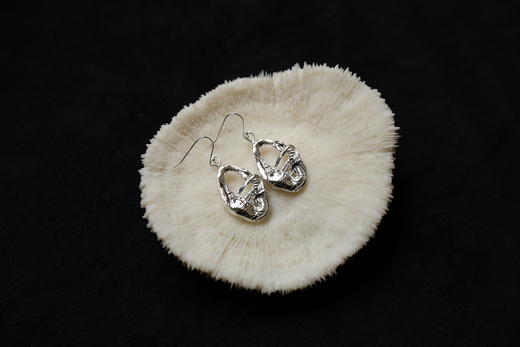 CHEZ BOQUE 梦之浮桥系列原创手工925银耳环《梦浮桥2号》 商品图0